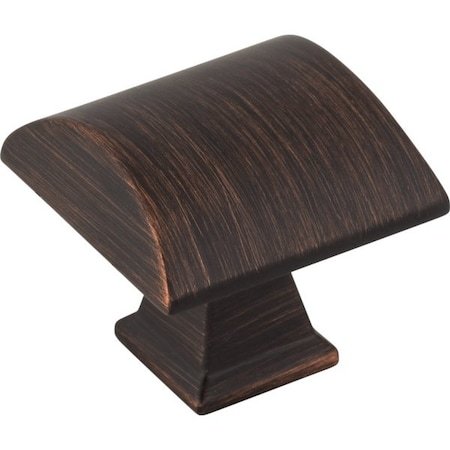Jeffrey Alexander 1-1/4" Overall Length Brushed Oil Rubbed Bronze Roman Cabinet Knob 944DBAC